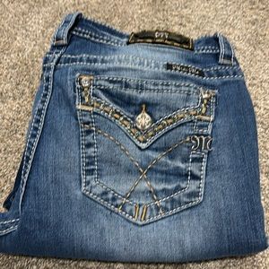 Miss me, jeans. Miss rise slim boot cut jeans.